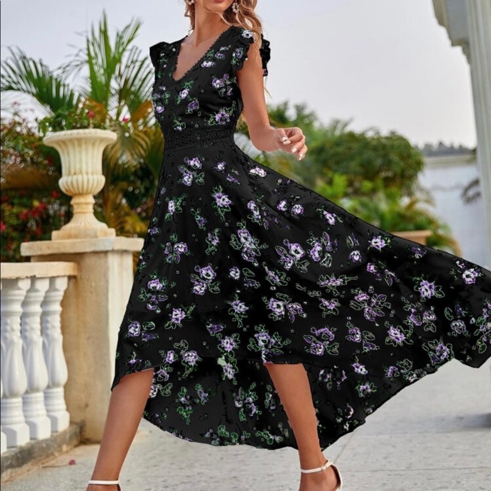Brand new high low floral dress. Never worn.